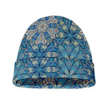 Boho Chic Mandala Floral Print Beanie