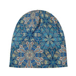 Boho Chic Mandala Floral Print Beanie