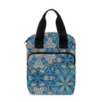 Boho Chic Mandala Floral Print Bible Tote Bag