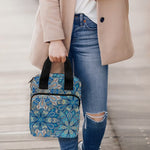 Boho Chic Mandala Floral Print Bible Tote Bag