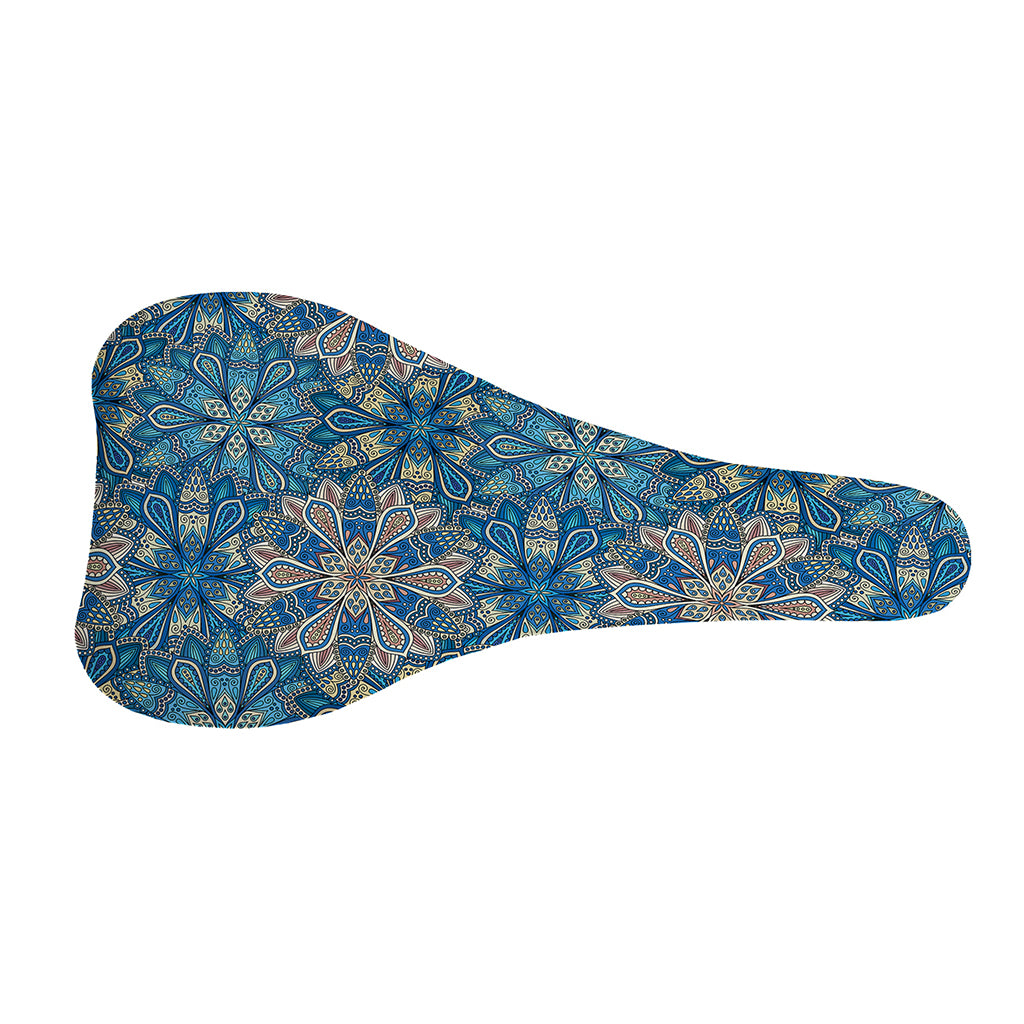 Boho Chic Mandala Floral Print Bicycle Seat Cover