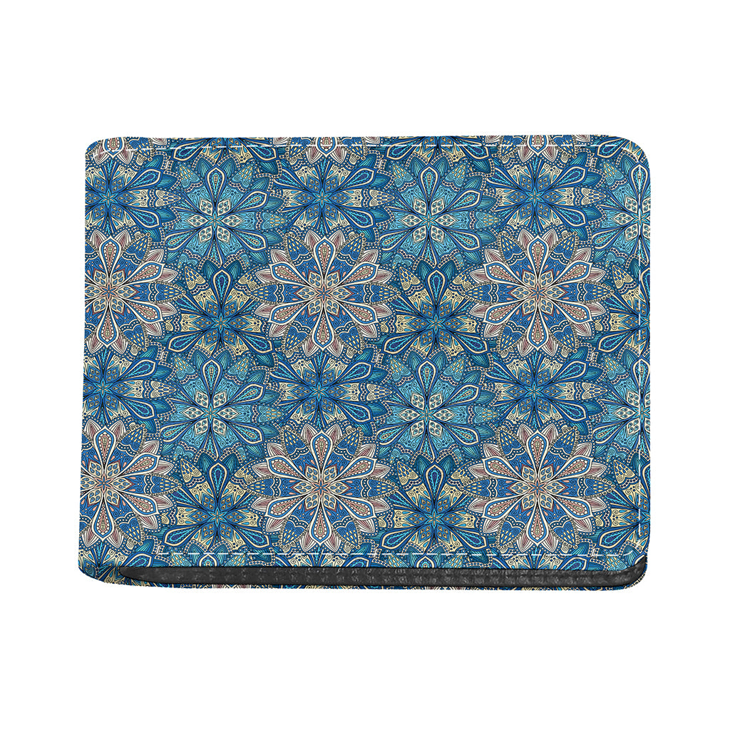 Boho Chic Mandala Floral Print Bifold Wallet