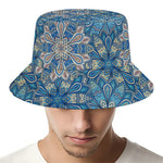 Boho Chic Mandala Floral Print Bucket Hat