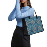 Boho Chic Mandala Floral Print Canvas Tote Bag