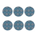 Boho Chic Mandala Floral Print Coaster Set