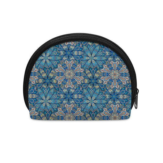 Boho Chic Mandala Floral Print Coin Purse