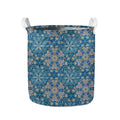 Boho Chic Mandala Floral Print Collapsible Laundry Basket