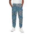 Boho Chic Mandala Floral Print Cotton Sweatpants