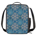 Boho Chic Mandala Floral Print Crossbody Lunch Bag