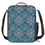 Boho Chic Mandala Floral Print Crossbody Lunch Bag