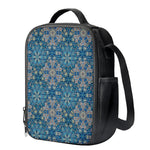 Boho Chic Mandala Floral Print Crossbody Lunch Bag