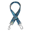Boho Chic Mandala Floral Print Dog Seat Belt