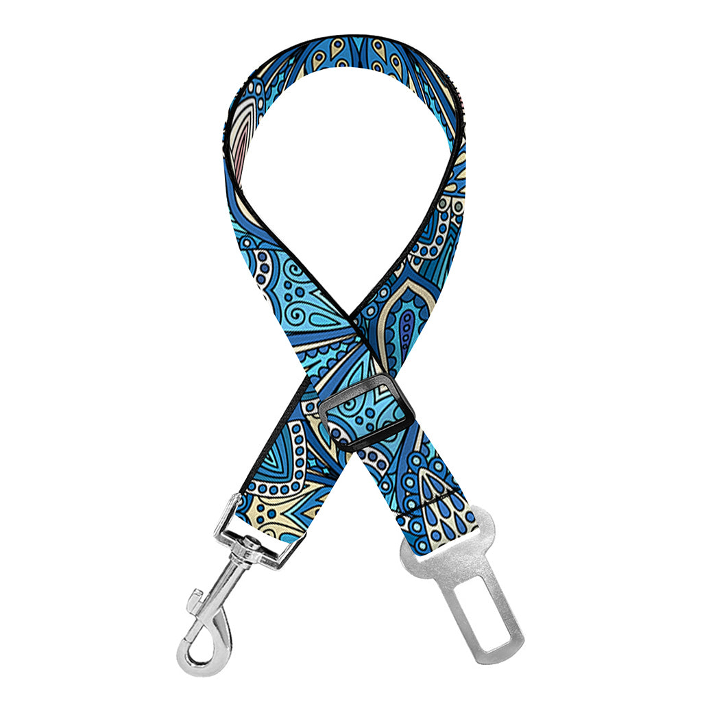 Boho Chic Mandala Floral Print Dog Seat Belt