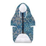 Boho Chic Mandala Floral Print Dog Zip Up Hoodie