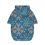 Boho Chic Mandala Floral Print Dog Zip Up Hoodie