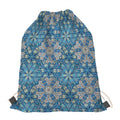 Boho Chic Mandala Floral Print Drawstring Bag
