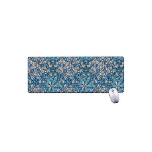 Boho Chic Mandala Floral Print Extended Mouse Pad