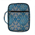 Boho Chic Mandala Floral Print Front Pocket Bible Bag