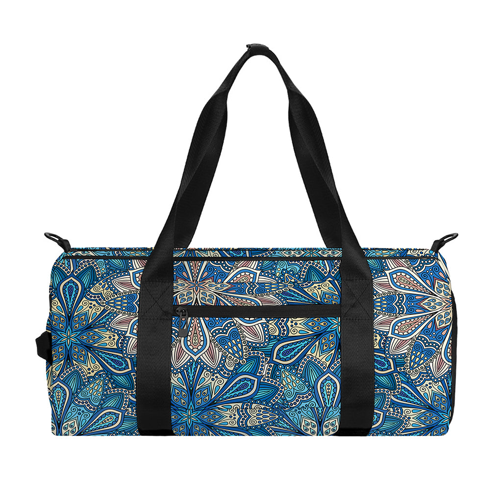 Boho Chic Mandala Floral Print Gym Bag