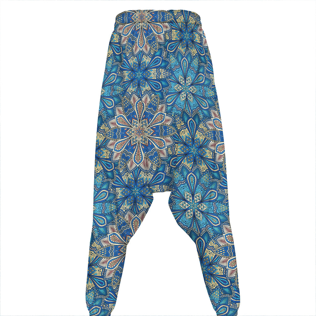 Boho Chic Mandala Floral Print Hammer Pants
