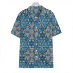 Boho Chic Mandala Floral Print Hawaiian Shirt