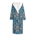 Boho Chic Mandala Floral Print Hooded Bathrobe