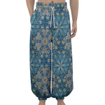 Boho Chic Mandala Floral Print Lantern Pants