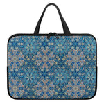 Boho Chic Mandala Floral Print Laptop Sleeve With Handle