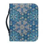 Boho Chic Mandala Floral Print Leather Bible Cover