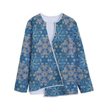 Boho Chic Mandala Floral Print Long Sleeve Short Coat