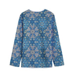 Boho Chic Mandala Floral Print Long Sleeve Short Coat