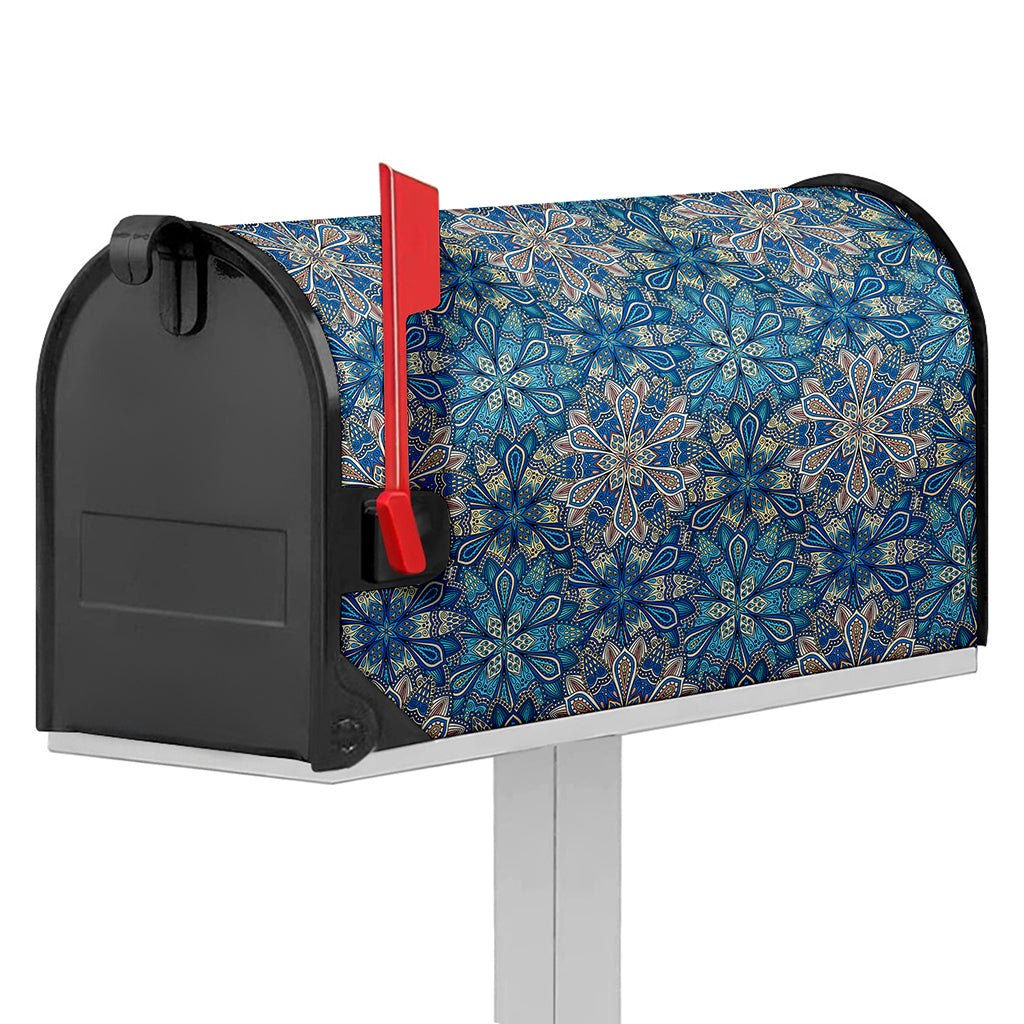 Boho Chic Mandala Floral Print Mailbox Cover