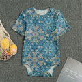 Boho Chic Mandala Floral Print Men's Bodysuit