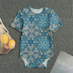 Boho Chic Mandala Floral Print Men's Bodysuit