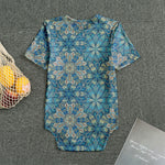 Boho Chic Mandala Floral Print Men's Bodysuit