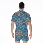 Boho Chic Mandala Floral Print Men's Rompers