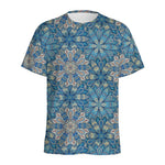 Boho Chic Mandala Floral Print Men's Sports T-Shirt