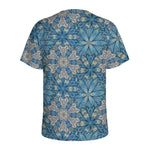 Boho Chic Mandala Floral Print Men's Sports T-Shirt