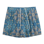 Boho Chic Mandala Floral Print Mesh Shorts