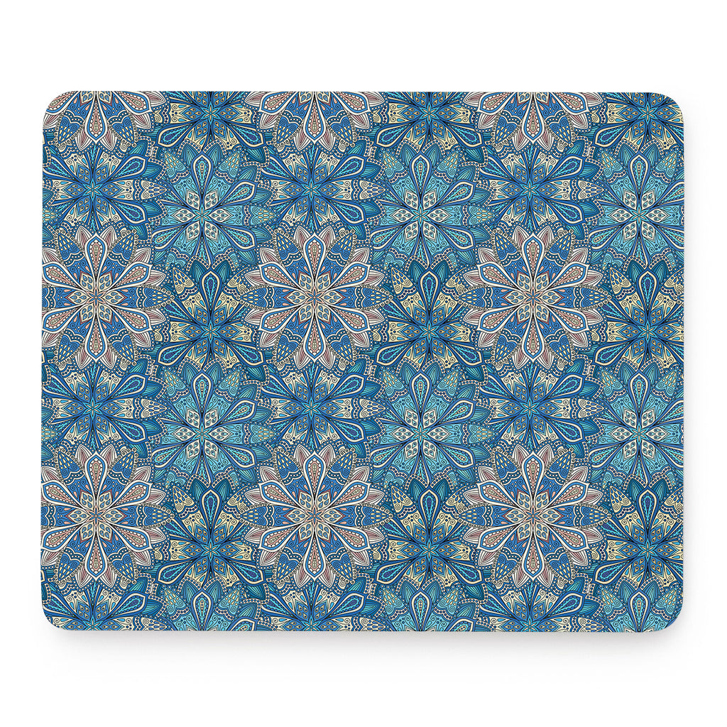 Boho Chic Mandala Floral Print Mouse Pad