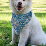 Boho Chic Mandala Floral Print Over The Collar Dog Bandana