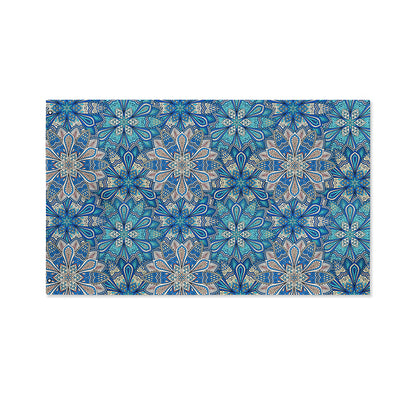 Boho Chic Mandala Floral Print Polyester Flag