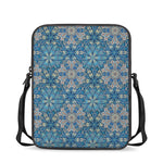 Boho Chic Mandala Floral Print Rectangular Crossbody Bag