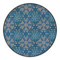 Boho Chic Mandala Floral Print Round Floor Mat