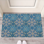 Boho Chic Mandala Floral Print Rubber Doormat