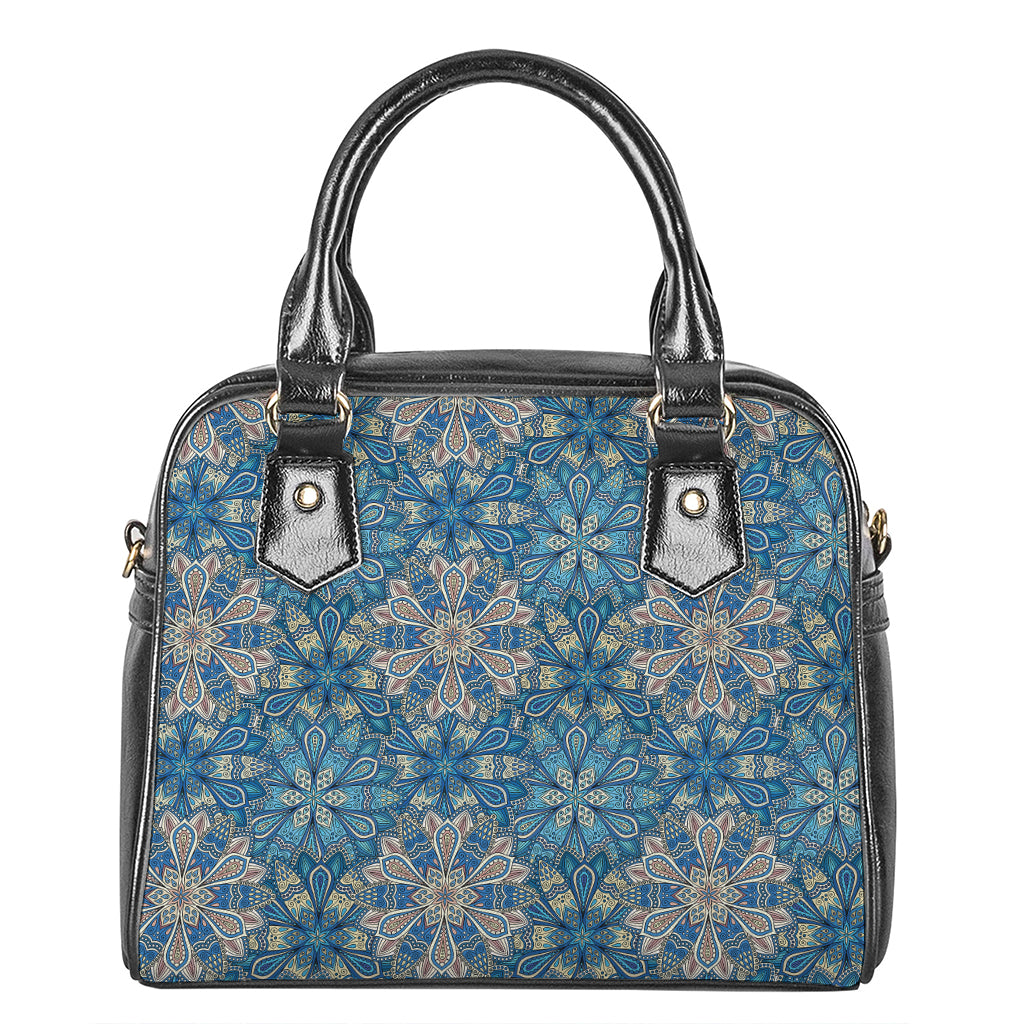 Boho Chic Mandala Floral Print Shoulder Handbag