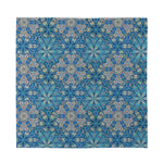 Boho Chic Mandala Floral Print Silk Bandana