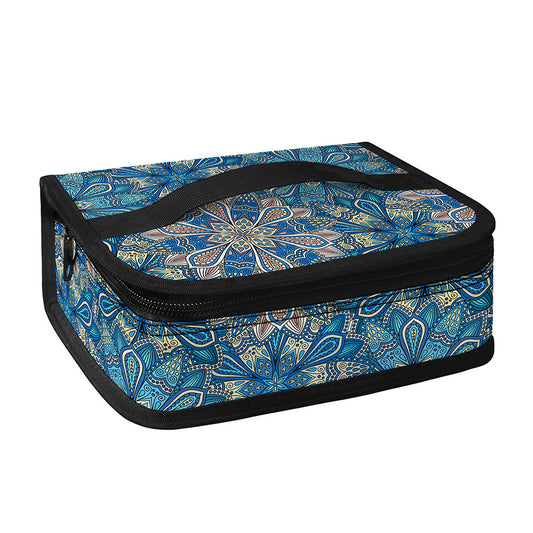 Boho Chic Mandala Floral Print Small Lunch Bag