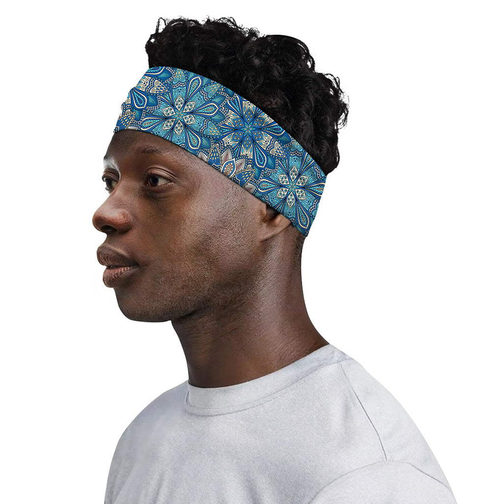 Boho Chic Mandala Floral Print Sports Headband