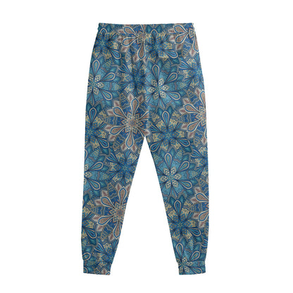 Boho Chic Mandala Floral Print Sweatpants